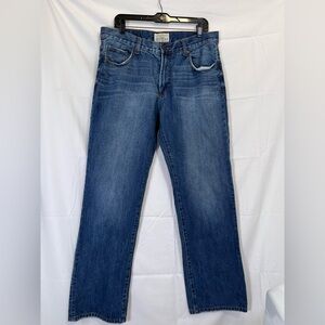 VTG Aeropostale Jeans‎ Mens 34x32 Blue Denim Slim Straight Stretch Y2K Loose